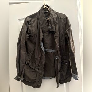 Charcoal grey Toad and Co lightweight summer/spring jacket. Excellent condition